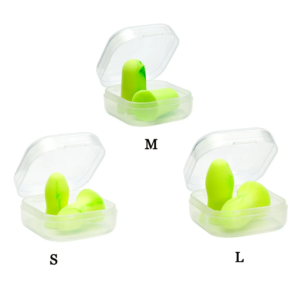 Soundproof Sleeping Earplugs - Soft, Slow Rebound, Anti-Noise Protection