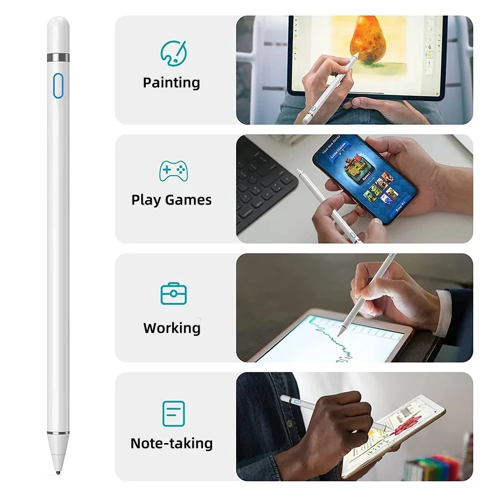 Universal Active Stylus Pen for Touch Screen Tablets and Mobile Devices