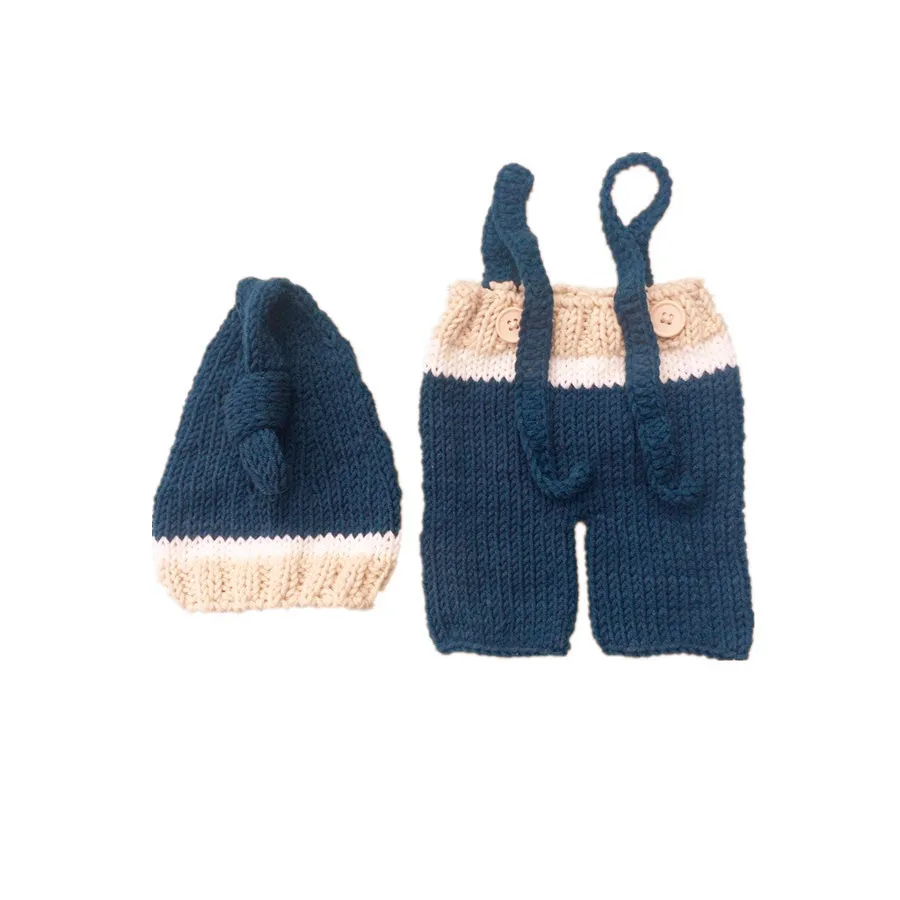 Newborn Photography Baby Boy Photography Newborn Handmade Clothing European and American Style Brand New Baby Knitted Clothes