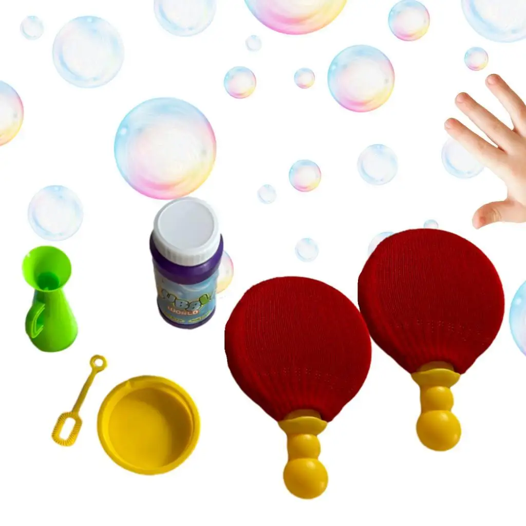 Touchable Bouncing Bubble Kits Unpoppable Bubbles Solution Toy for Children