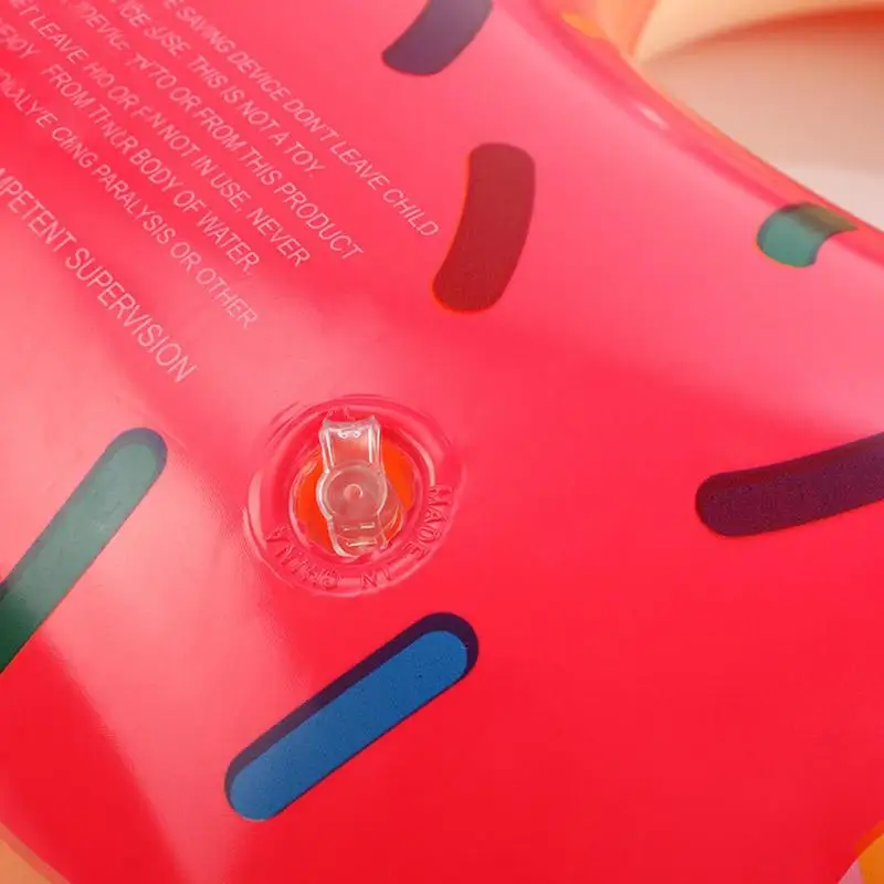 Donut Swimming Ring Inflatable Swimming Pool Beach Toys Portable Supplies PVC Summer Water Mattress Kids Toys