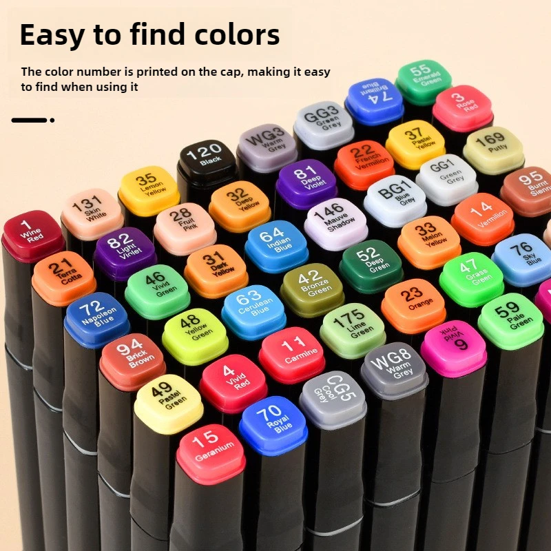 12/24/30/36color marker pen set touch color children's 12/24/30/36 color oil-based dual head watercolor pen washable watercolor pen watercolor pen highlighter markers