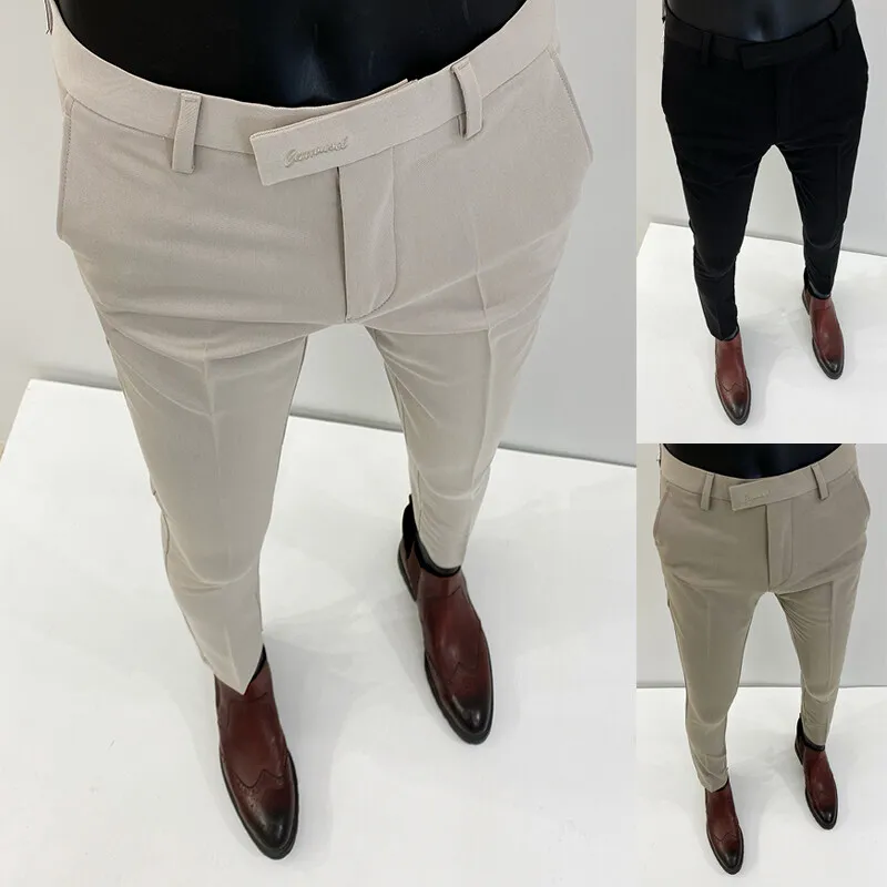 Stretch Pants Suit Pants Men Pants for Men