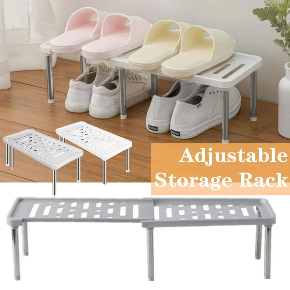 Adjustable Storage Rack Organizer Shelf PP Storage Rack Desktop Sundries Finishing For Home kitchen Bathroom Spice Bottle spice storage shelf,spice rack,kitchen storage rack,kitchen organizer,kitchen organizer rack