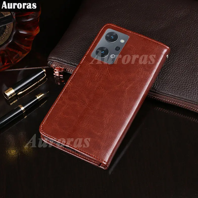 

Auroras для OPPO Reno 9A чехол Deluxe деловой флип-кошелек кожаный чехол для OPPO Reno 9A противоударный защитный чехол