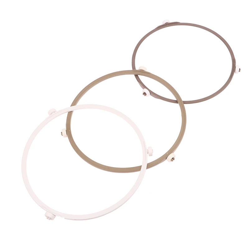1PC Kreis Rotierenden Ring Unterstützung Roller Halterung Mikrowelle Plattenspieler Halterung Glas Plattenspieler Basis Platte Tablett Halter Stehen – Detail 5