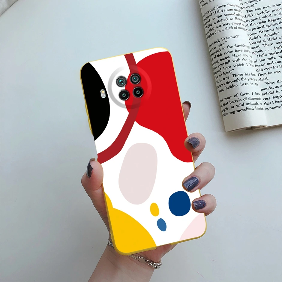Smile Painted Matte Silicone Soft Shockproof Phone Case for Xiaomi Mi 10T Lite 5G