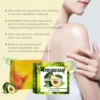 EELHOE Elastic Skin Lightening Soap Avocado Oil Control Rich Foam Professional Skin Cleansing Smooth Brightening Body Soap 100g 5