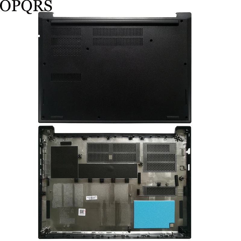 Laptop Palmrest Superior e Inferior Base Case Cover Versão de Plástico para Lenovo Thinkpad E480 E485 E490 E495 - Imagem 3