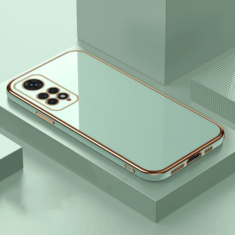 Buy Luxury Plating Soft Silicone Case For Xiaomi Redmi Note 10 10S Pro - View #4