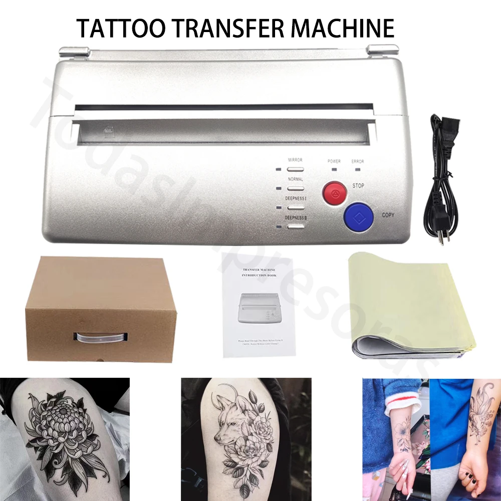 A4 Tattoo Transfer Machine Thermal Printers Stencils Device Copier