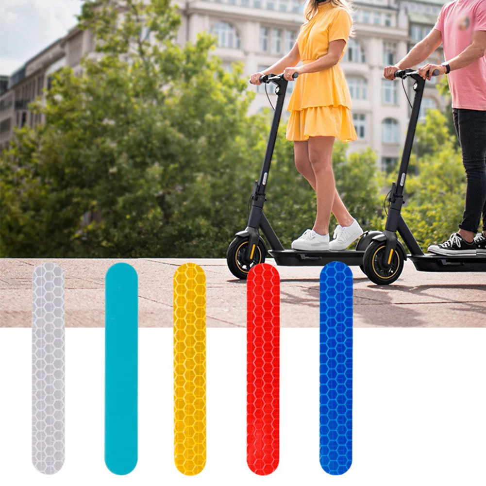 

20pcs Electric Scooter Reflector Reflective Stickers For Ninebot Max G30 Reflector Light Tag Paster Safety Night Riding Warning