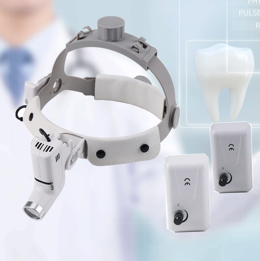 ENT2BatteryDentalHeadlight6HRunningDentistryGeneralLED