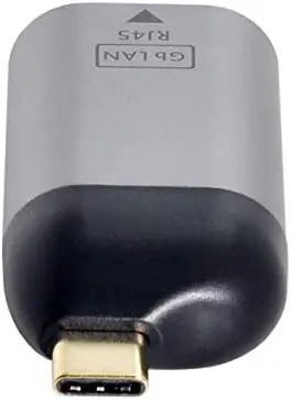 USB-C 노트북용 기가비트 이더넷 네트워크 LAN 어댑터, C타입 USB3.1-1000Mbps