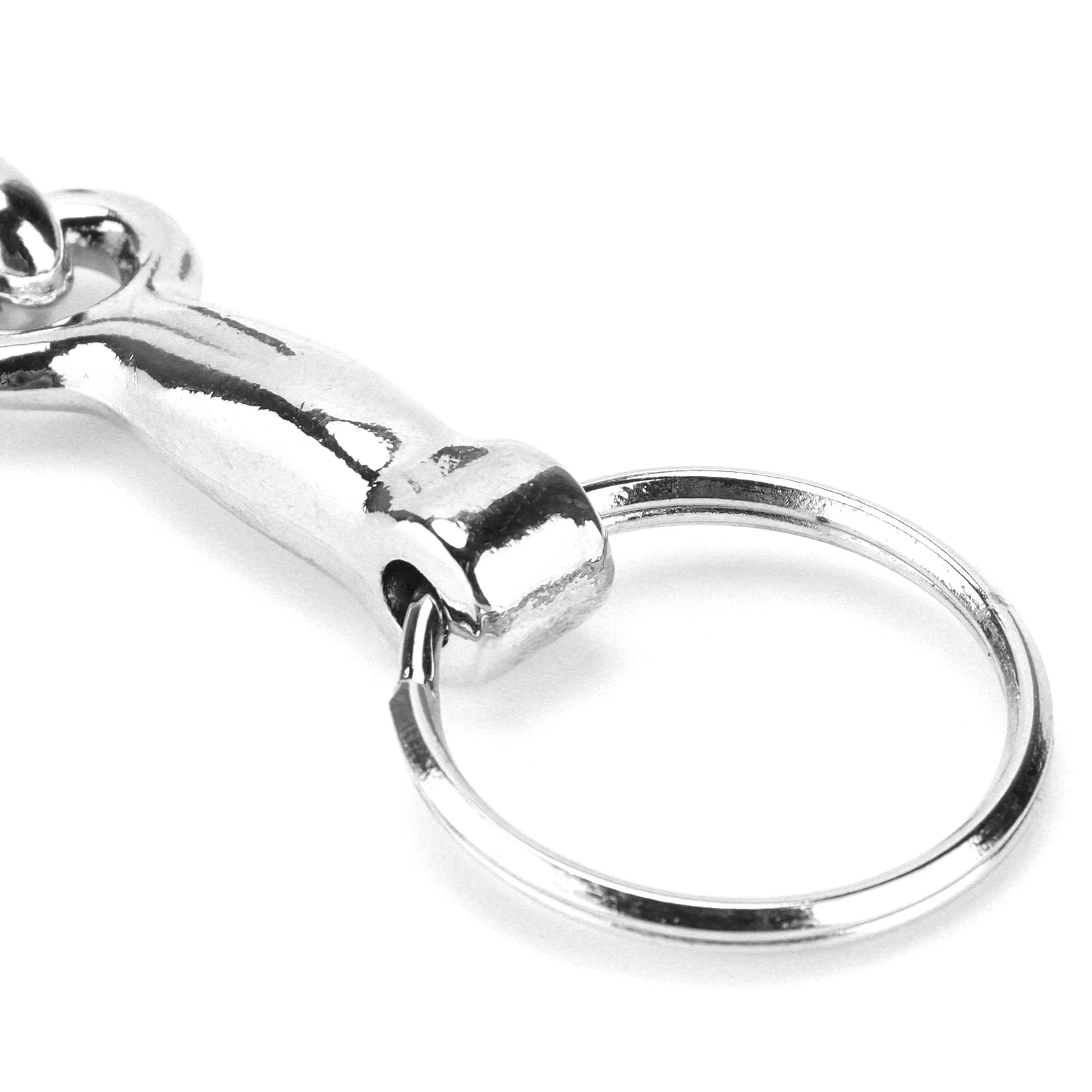 Snaffle Bits Keychain Zinc Alloy Pelham Keychain Single Connector Horse Bit Key Knot Snaffle Bits Keychain Horse Bits Keychain 3