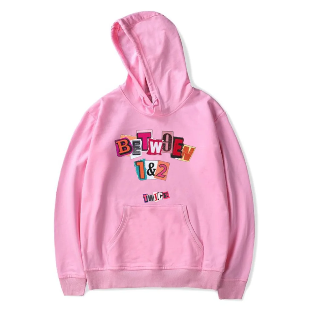 

Twice Hoodies Twice BETWEEN 1&2 Hoodie Sweatshirts Kpop Support Hoodies For Men Women
