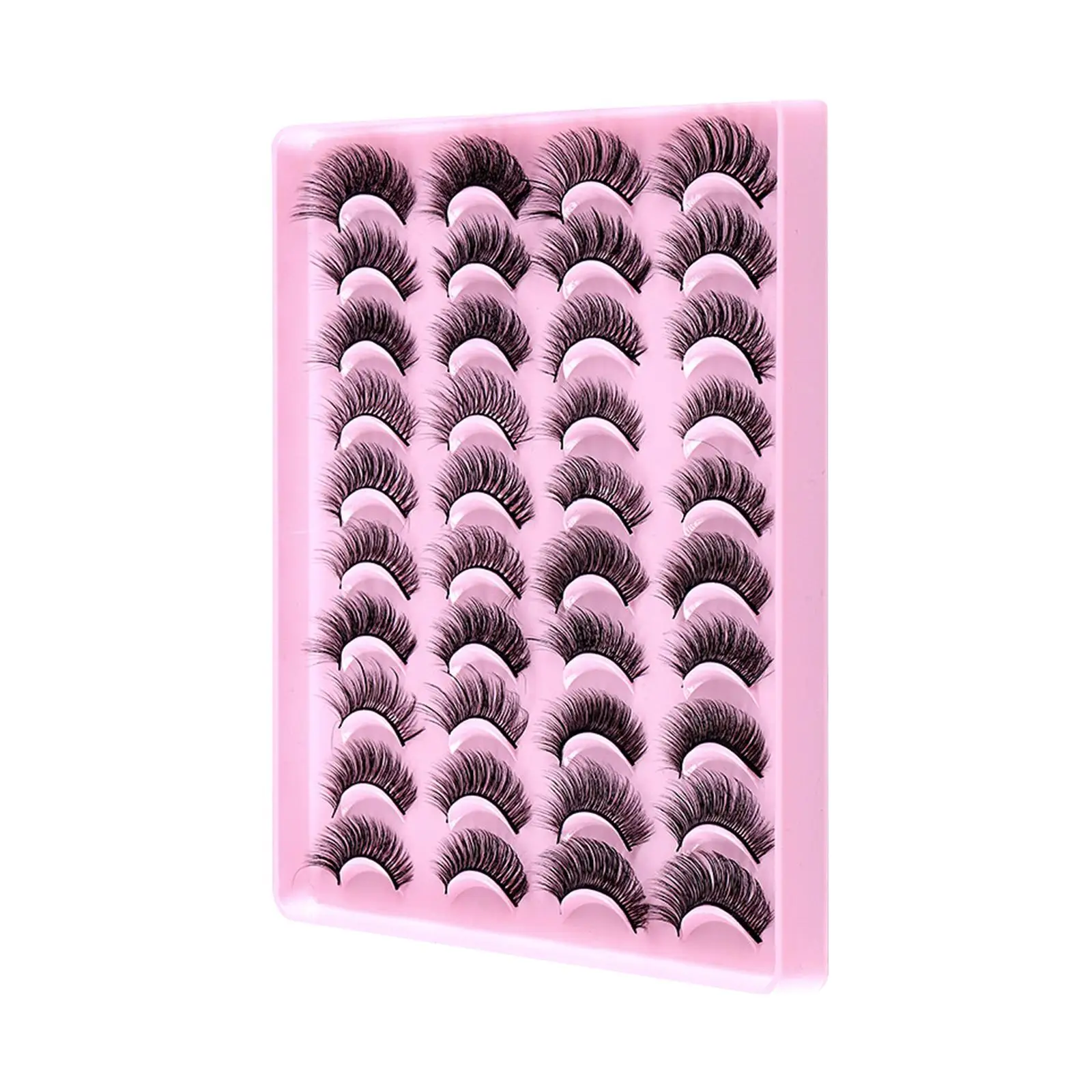 False Eyelashes 5D Volume Gorgeous Wispy Comfortable Makeup Tools Handmade for Daily Use Girls Stage Festival Valentines