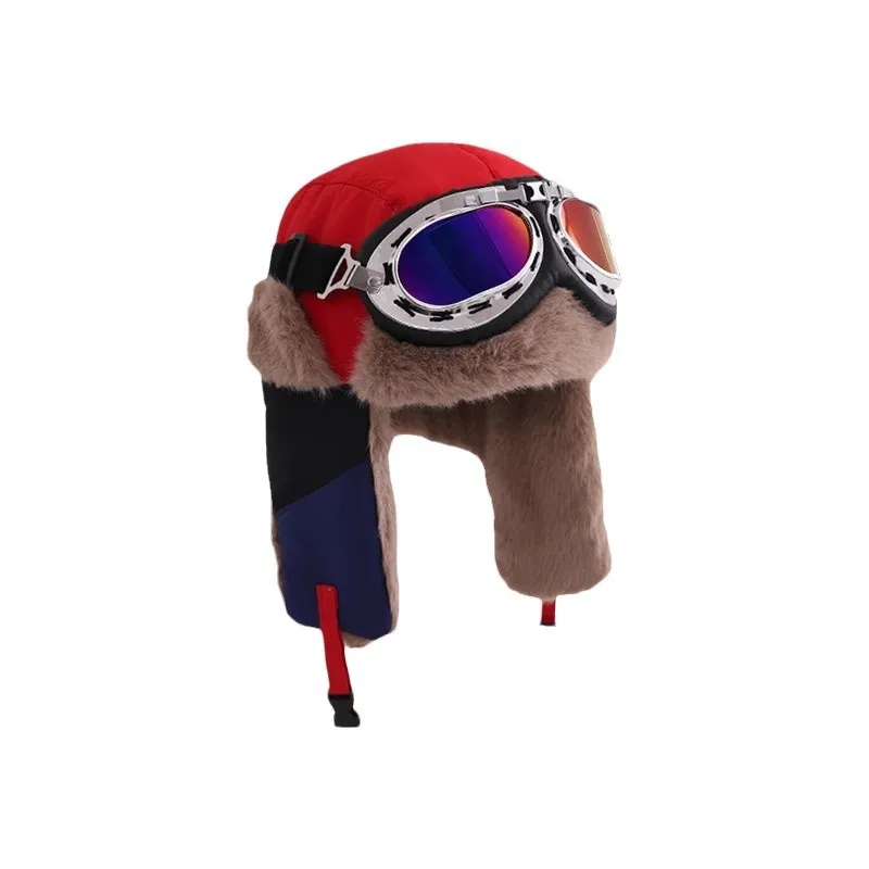 Winter Baby Ear Protection Hat Kids Cartoon Pilot's Hat Korean Version Classic Autumn Winter Boy Girl Baby Ear Protective Hat