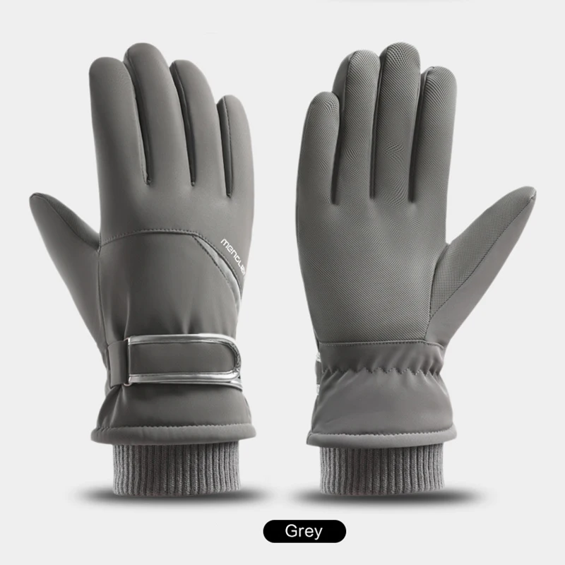 Winter Men's Gloves Warm Touchscreen Sport Fishing Splash-proof Skiing Army Cycling Snowboard Nonslip Zipper Women Gloves