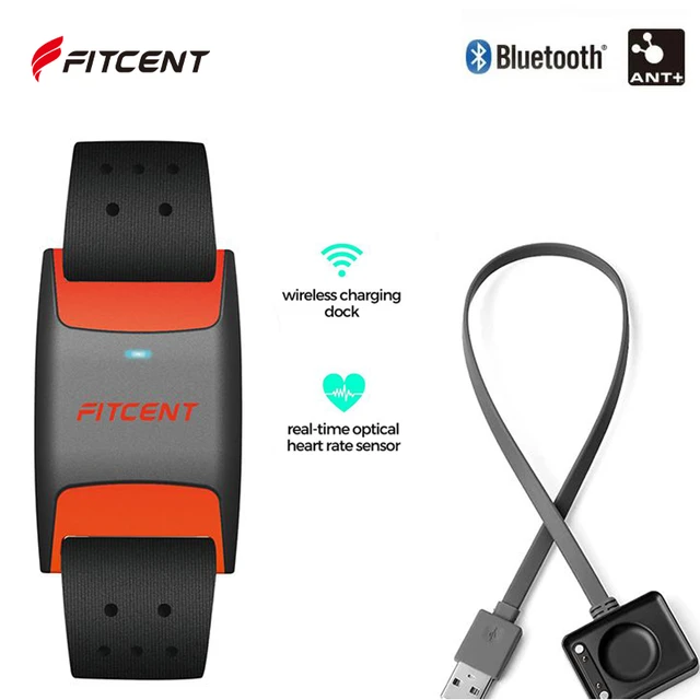 Fitcent Fréquence Cardiaque Brassard Bluetooth Ant+