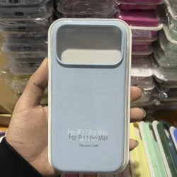 Premium Liquid Silicone Shockproof Phone Case - Luxury Protection Cover - iPhone 15 (Baby blue)