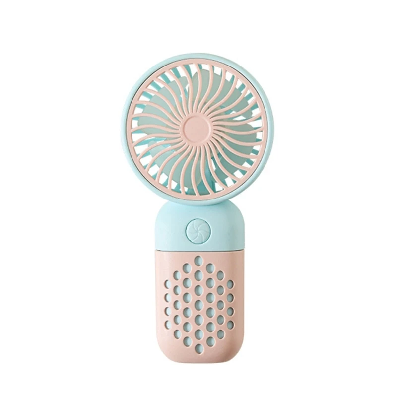 

USB Rechargeable Mini Handheld Fan Outdoor Mini Desktop Office Fans Portable Handheld Fan Plastic Material for Children