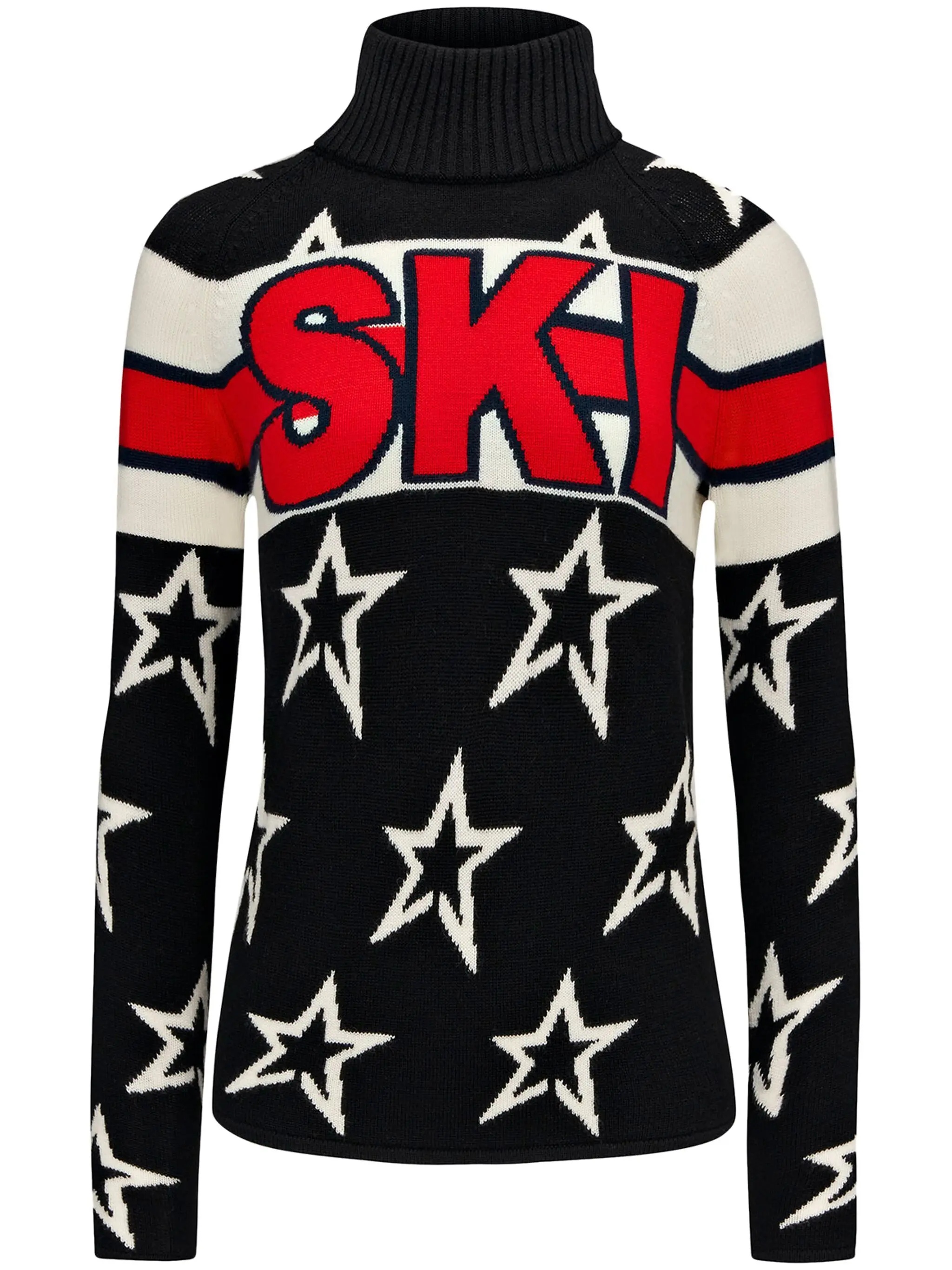 Winter new slim fit fashionable sweater trend women's casual star pattern letter design sense 4