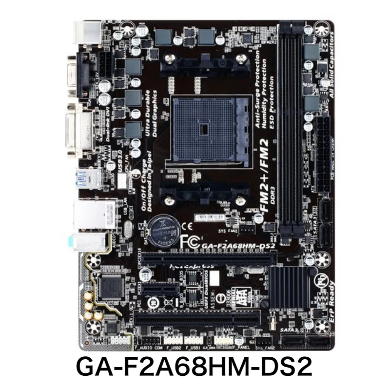 Desktop Motherboard 100 Testado ok Mainboard 100 Testado Ddr3 Fm2 Mais M-atx Gigabyte-ga-f2a68hm-ds2