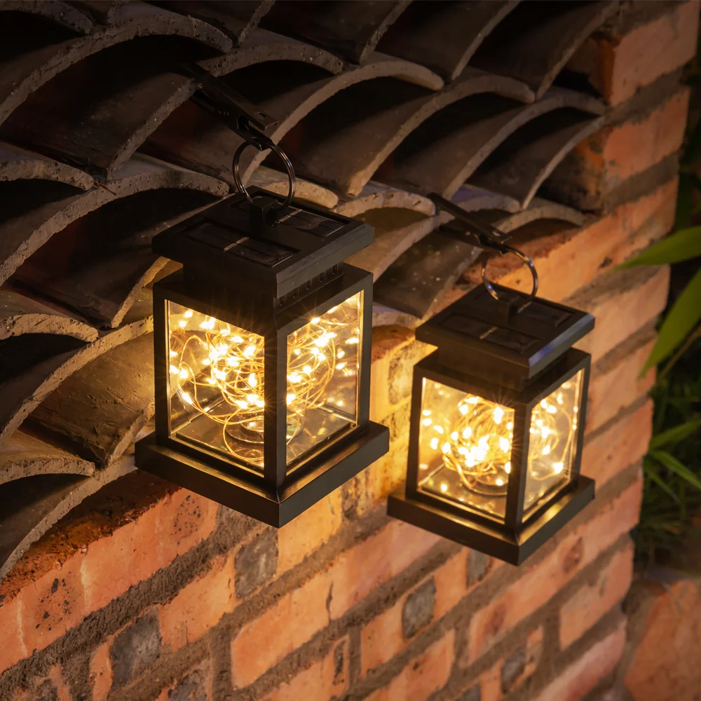 

Solar Lantern Light Retro Garden Hanging Lamps Waterproof Outdoor Solar Light for Balcony Yard Decorative Holiday Best Gifts