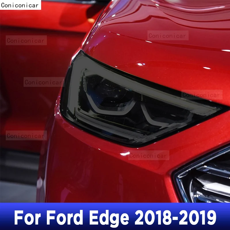 

Для Ford Edge 2018-2019 внешняя фара автомобиля Защита от царапин передняя лампа ТИНТ фотолампа аксессуары для ремонта наклейка