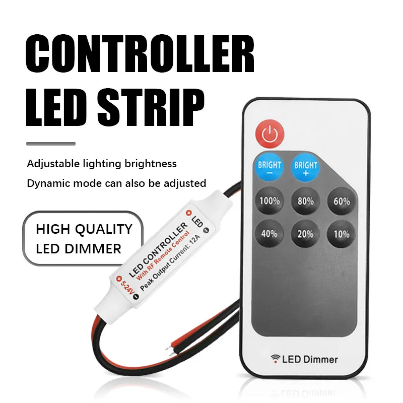 รูปสินค้า คอนโทรลเลอร์แสง LED ไร้สาย ปรับความสว่างได้หลากหลาย