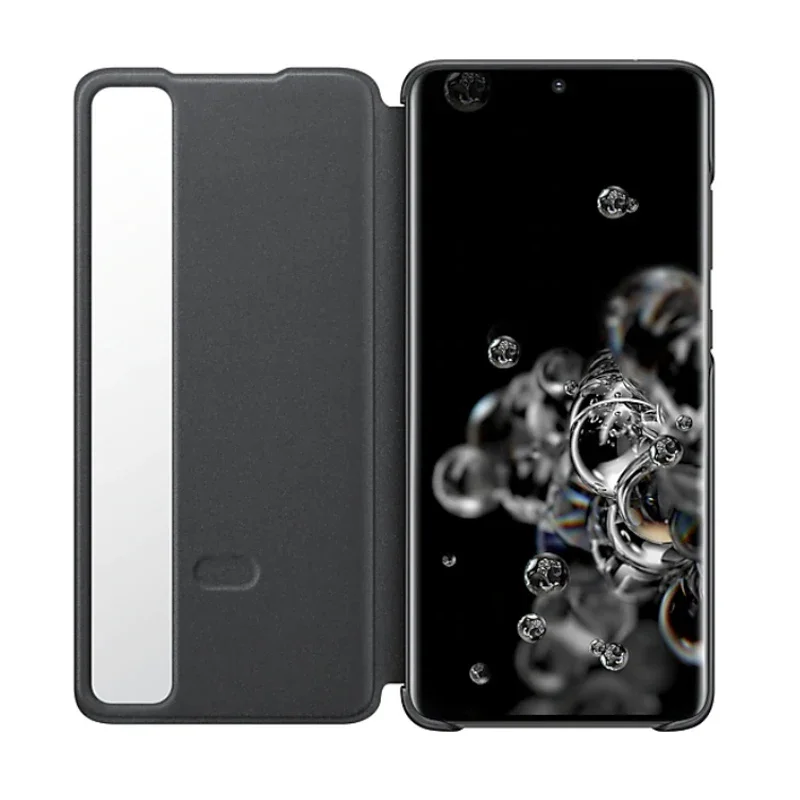 Original SAMSUNG Mirror Clear S-View Cover Phone Case For Samsung Galaxy S20 S20+ S20Ultra S20 Ultra Smart Clamshell Cover 4