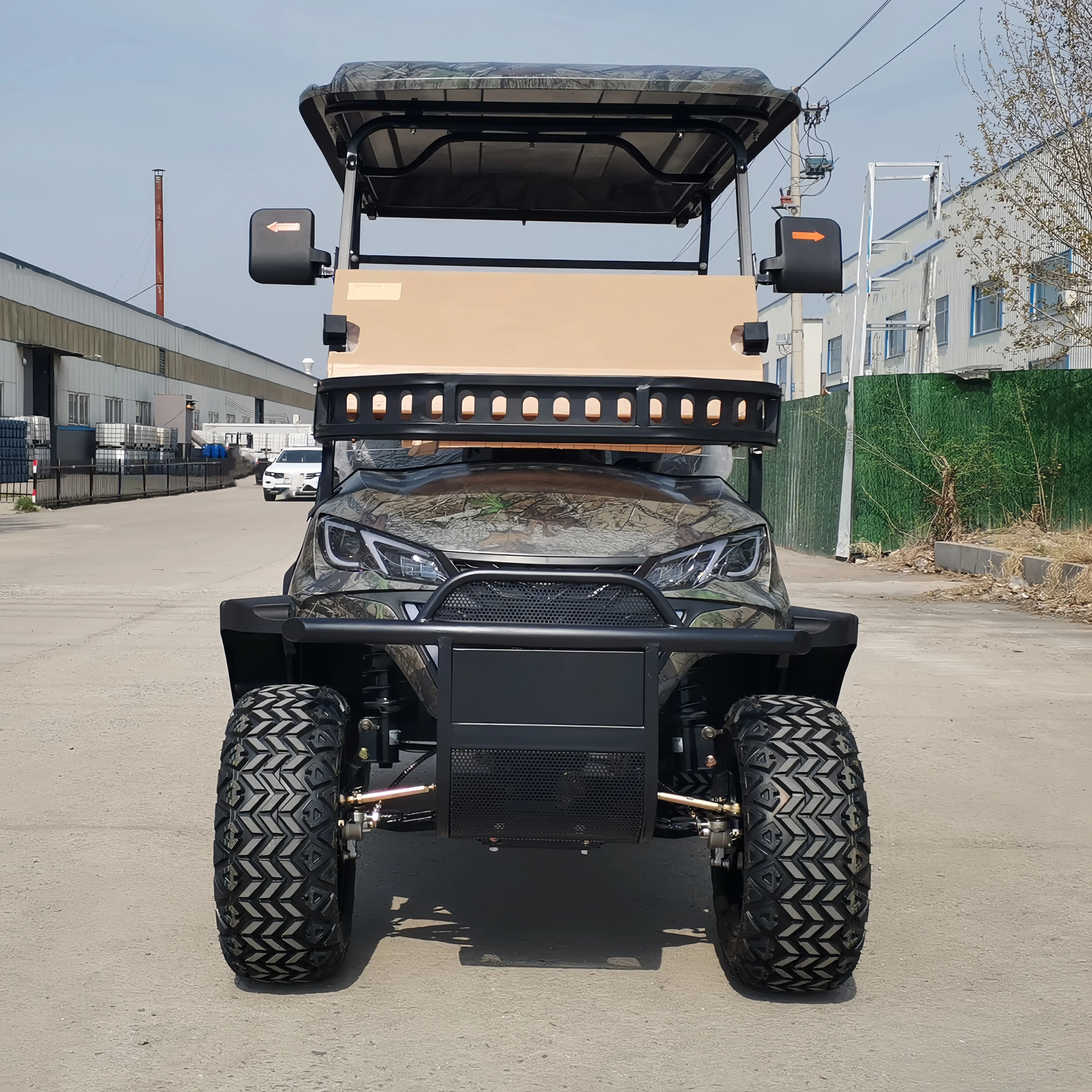 China Hot Sale Left and Right Hand Driving Golf Cart 2 Seats 4 Wheels 48V Mini Luxury Golf Cart