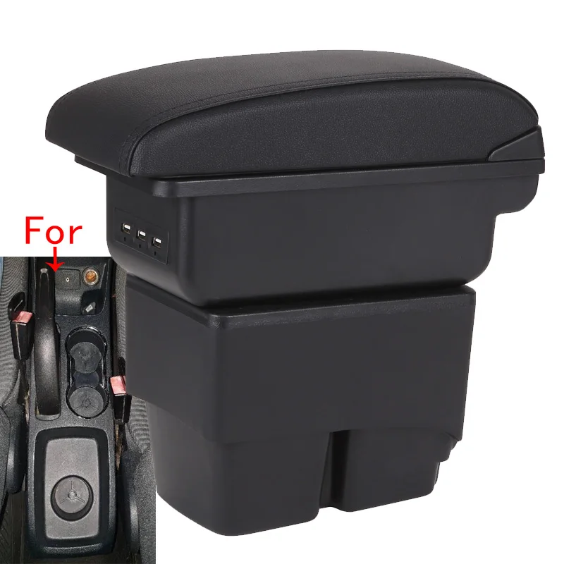 Per Ford Fiesta Bracciolo Box Per Ford Fiesta Mk7 Bracciolo Per Auto 2009-2017 Scatola Di Immagazzinaggio Dettagli Interni Accessori Facile Installazi