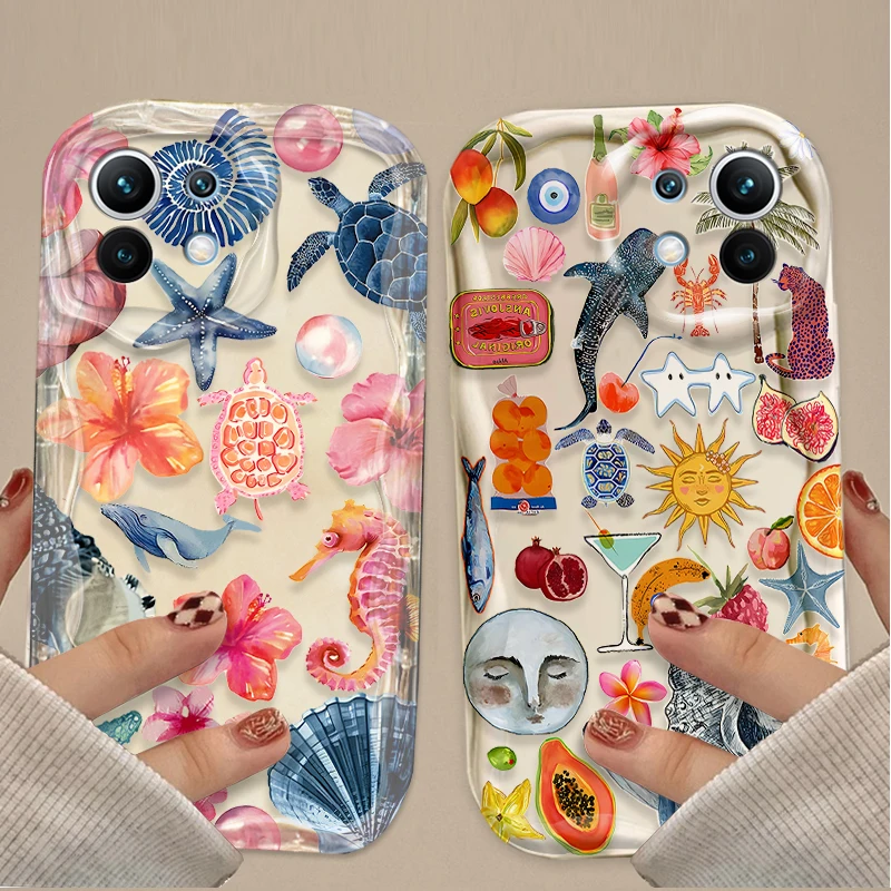 Ocean Animals Turtle Design Phone Case