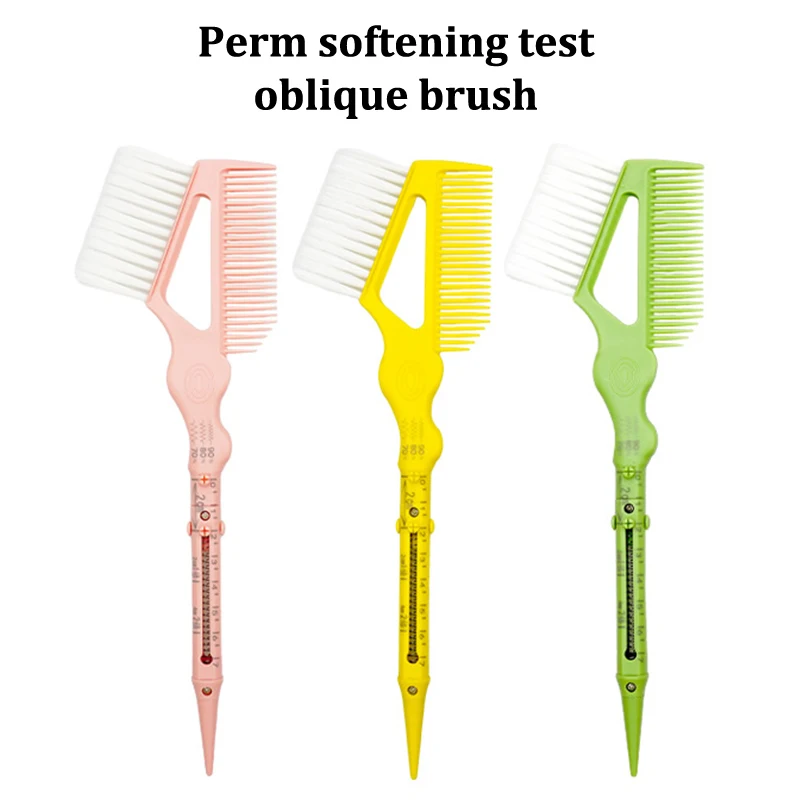 Hair Coloring Brush Double-Sided Hair Dye Applicator Professional Hairdressing Comb Diy Salon Barber Softening Test Brush professional digital multimeter clamp meter dc ac current tester multimeter 6000 counts true rms ampere meter for eletric test