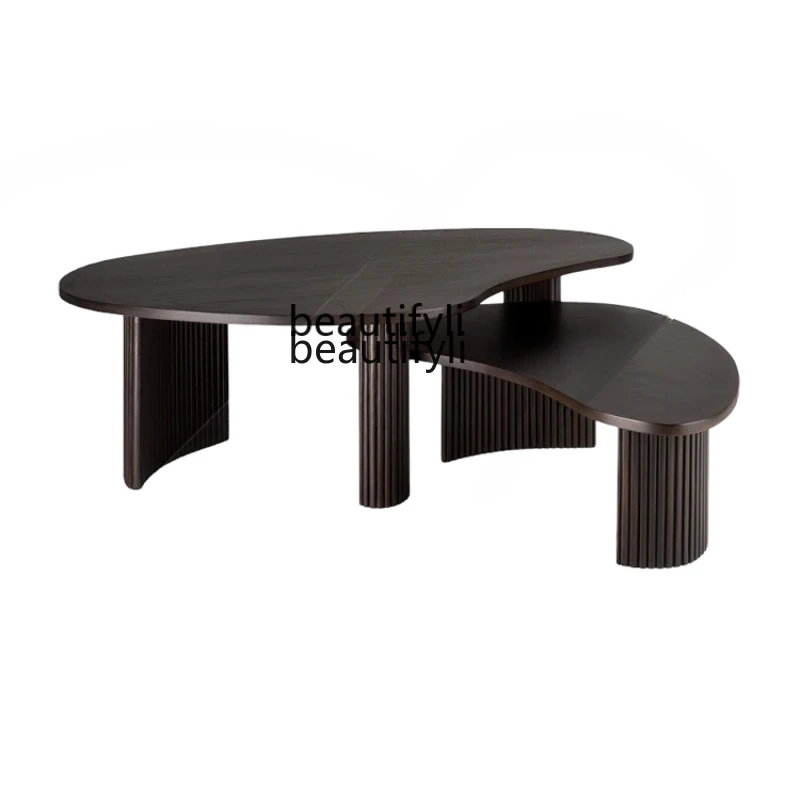

Minimalist Coffee Table Light Luxury Modern Living Room Home Sofa Side Table Irregular Combination Coffee Tea Table