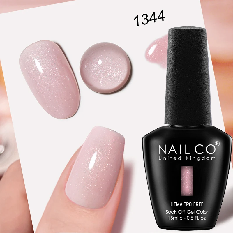 NAILCO Premium Soft Color Gel Polish - Vibrant Semi-Permanent Varnish, HEMA & TPO Free
