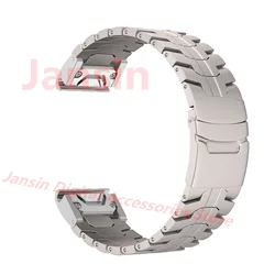 Enhanced Stainless Steel Bracelet - QuickFit Design - QuickFit 26mm (Titanium 2)