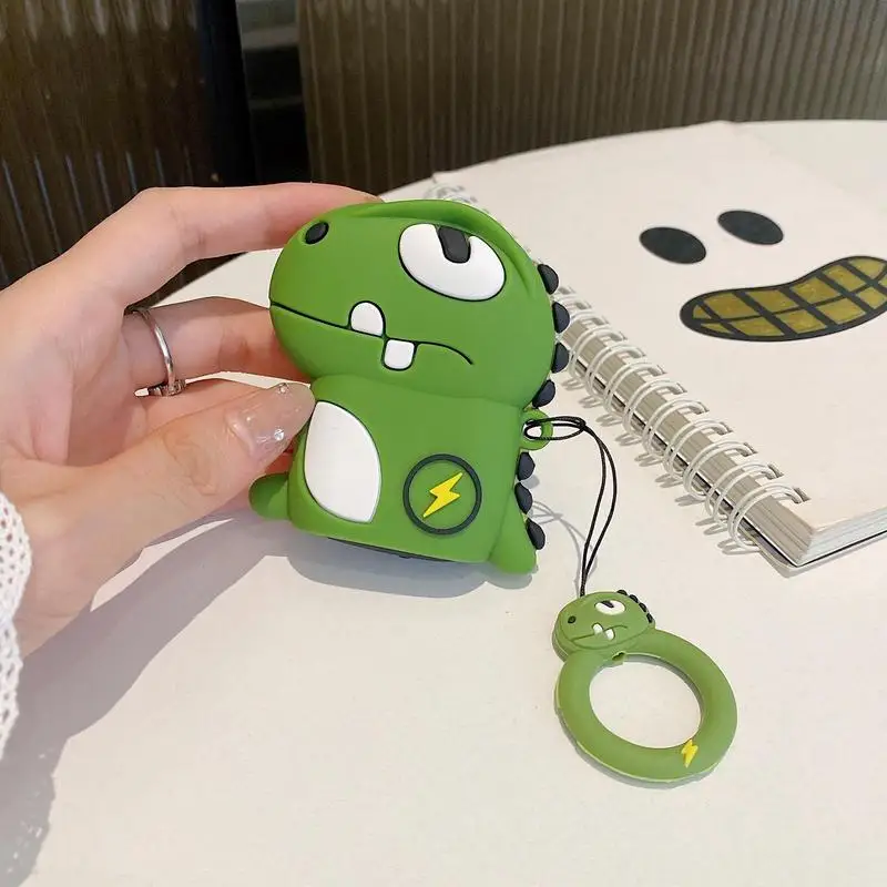 Cute Silicone Car Key Cover Car Smart Key Holder Bag Car Key Auto Key Shell Per Uomo Donna Cute Cartoon Shape Con Anello Per Le Dita