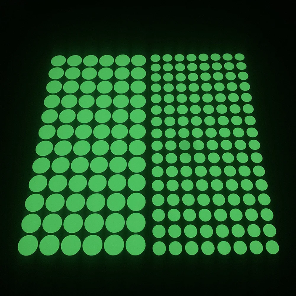 Glow Star Dot Sticker Children's Room DIY Bedroom Ceiling Self-Adhesive Decoration Luminous Fluorescent Sticker Glow Switch Stic