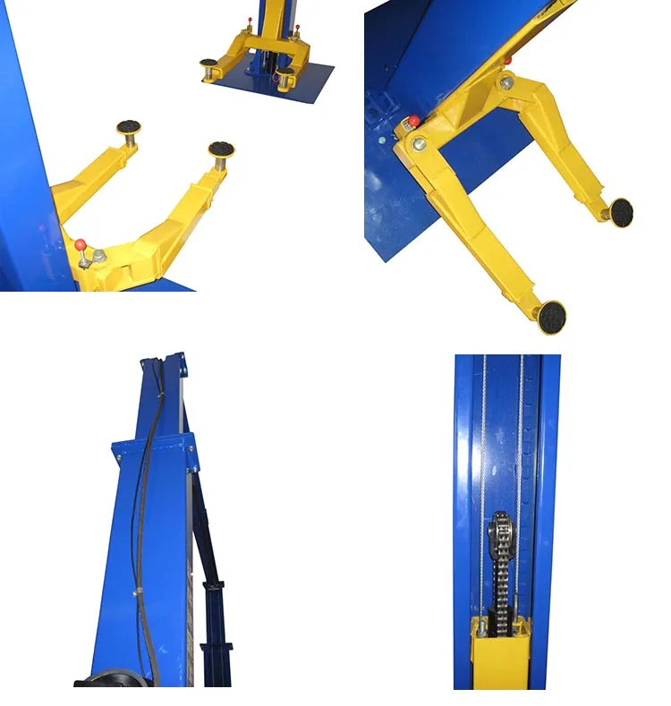 공장 가격 CE 인증 고품질 저렴한 3.8톤 갠트리 디자인 수동 해제 유압 자동 호이스트 2포스트 차량 리프트 판매