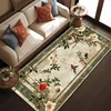 European Style Flower Pattern CARPET FOR LIVE ROOM 200x400cm Large Size Floor Mats Washable Non-slip Flannel Rugs Customizable 2