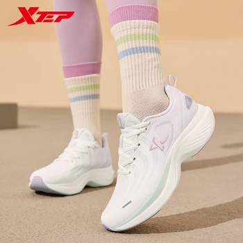 Xtep Lingyue 1.0 women sports shoes 2024 comfortable winter sports shoes Universal sneakers soft and breathable 876418110010 1