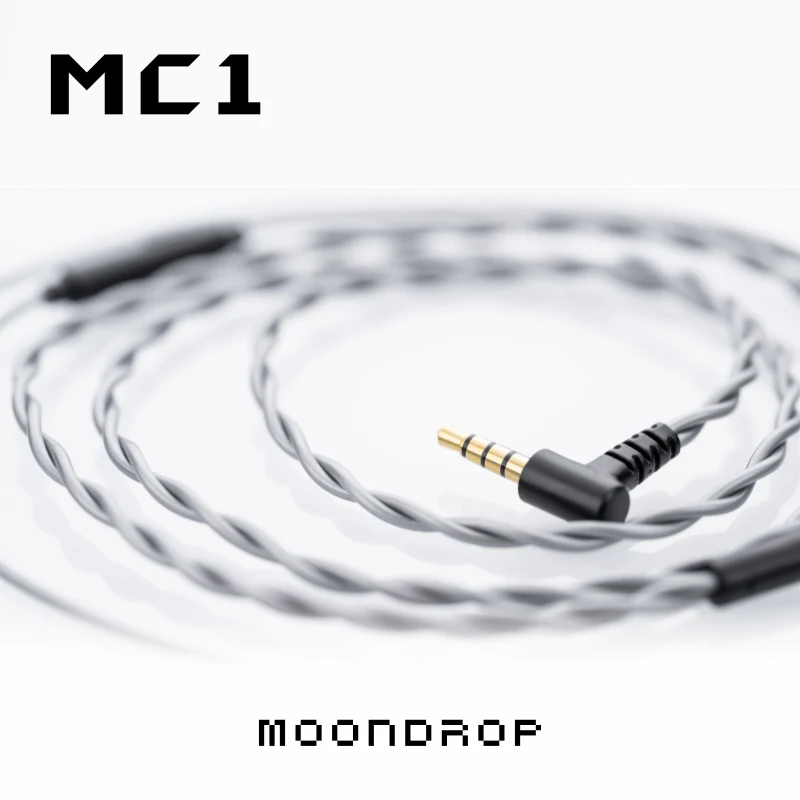 Cabo Multiúso Microfone Fone de Ouvido Upgrade 078 mm para 2pin 35 mm Moondrop-mc1 - Image 3