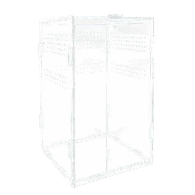 Reptile Terrarium Box Reptile Food Box Fit For Spiders, Horned Frogs,Pet Snakes And Other