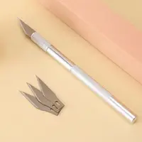 Metal Engraving Craft Knife Non-Slip Handle Gold Silver Hobby Carving Scalpel Utility Knife Art Stationery DIY Craft Supplies 3