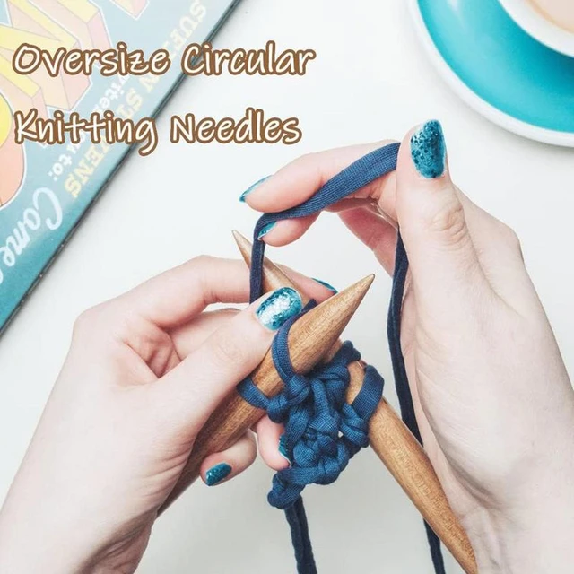 Wooden Circular Knitting Needles Wood Knitting Needles Chunky