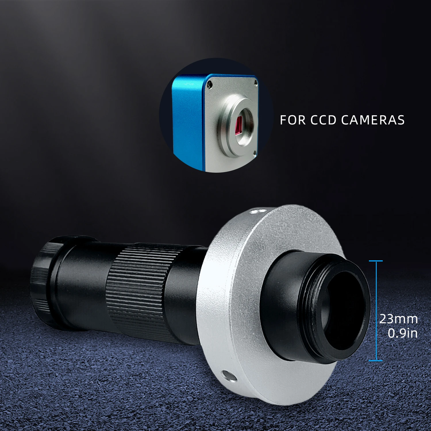 YIZHAN Magnification Adjustable 150X Zoom C Mount Lens With 0.5X