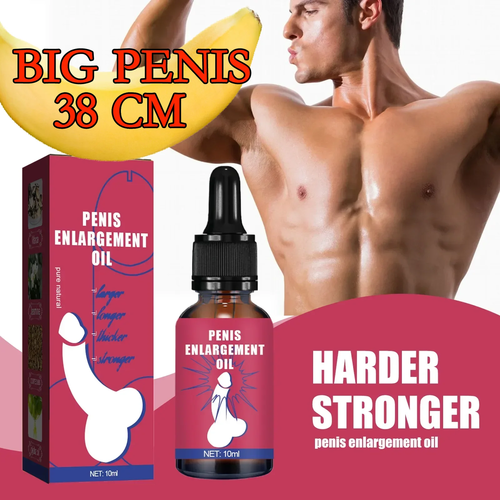Penis Enlargement Massage Oil Plant Extracts Lubricant for Men penis massage cream,penis enlargement oil,man product